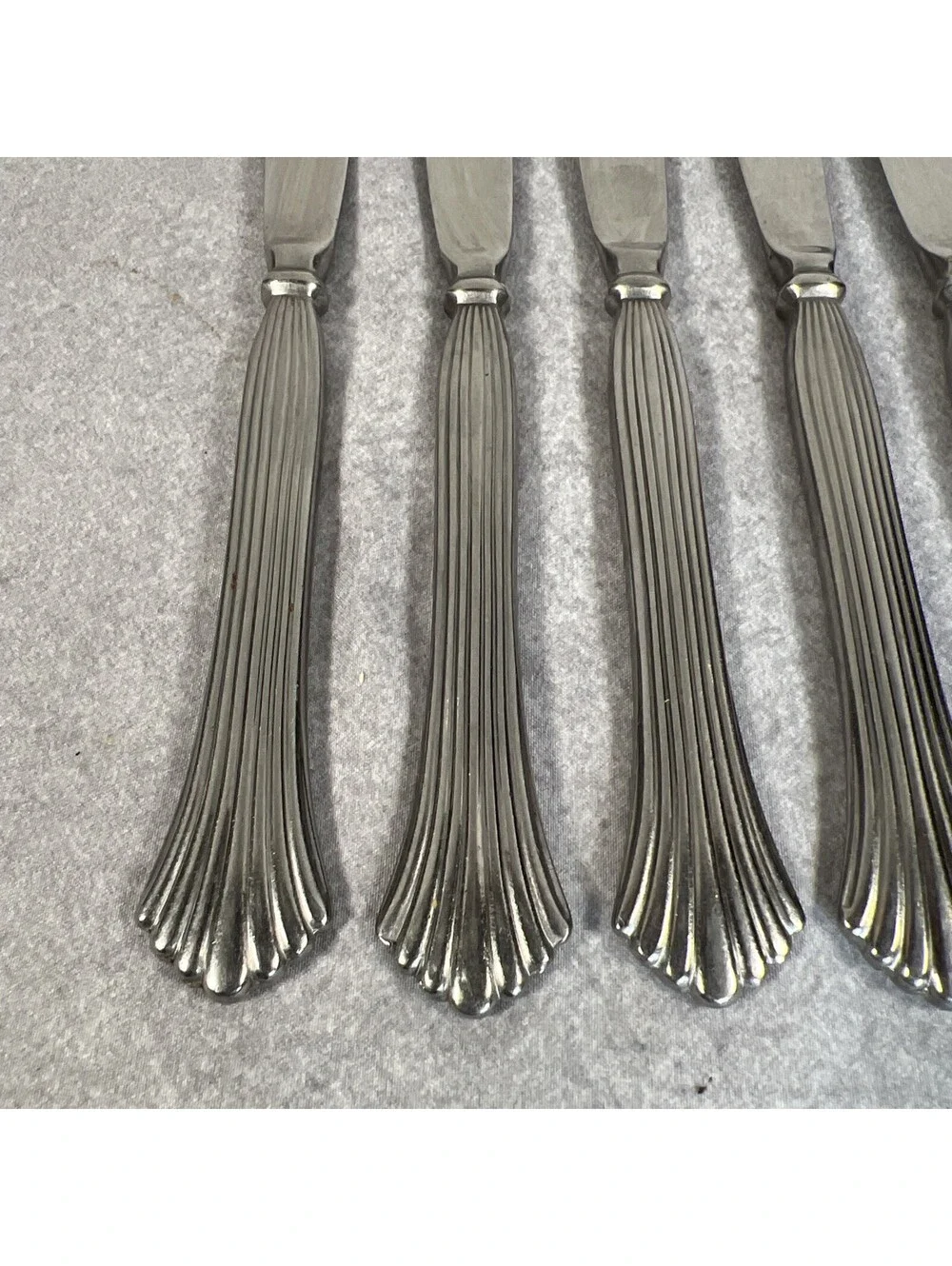 5 Rogers+1 Butter CASCADE 9” Dinner Knife Stainless Steel Flatware Korea